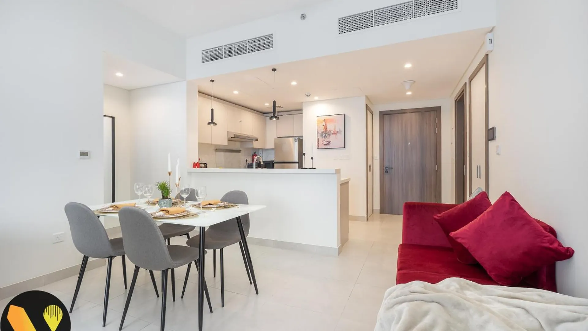 Vogue Al Wasl 1 Residence West 13Th Floor With Large Balcony For View Of Sheikh Zaid Road And One Za'Abeel Tower And Burj Khalifa, Walkable To Metro With Easy Access To Sheikh Zayed Road & Dubai World Trade Centre Emiratos Árabes Unidos